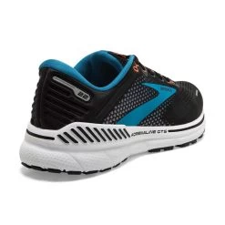 BROOKS Men's Adrenaline GTS 22 Running Shoe - Black/Blue/Orange- Regular (D) 10 BROOKS Men's Adrenaline GTS 22 Running Shoe - Black/Blue/Orange- Regular (D) -Shoe Zone Shop 110366 034 h adrenaline gts 22 mens cushion running shoe