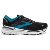 BROOKS Men's Adrenaline GTS 22 Running Shoe - Black/Blue/Orange- Regular (D) -Shoe Zone Shop 110366 034 l adrenaline gts 22 mens cushion running shoe