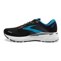 BROOKS Men's Adrenaline GTS 22 Running Shoe - Black/Blue/Orange- Regular (D) 11 BROOKS Men's Adrenaline GTS 22 Running Shoe - Black/Blue/Orange- Regular (D) -Shoe Zone Shop 110366 034 m adrenaline gts 22 mens cushion running shoe