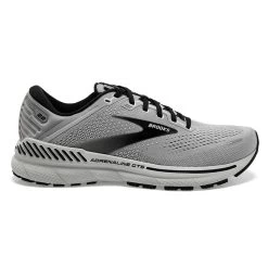 BROOKS Men's Adrenaline GTS 22 Running Shoe - Alloy/Grey/Black- Narrow (B)