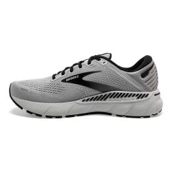 BROOKS Men's Adrenaline GTS 22 Running Shoe - Alloy/Grey/Black- Narrow (B) -Shoe Zone Shop 110366 012 M Adrenaline GTS 22