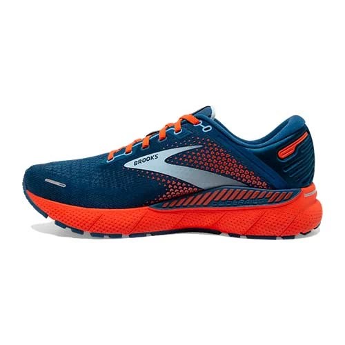 BROOKS Men's Adrenaline GTS 22 Running Shoe - Blue/Light Blue/Orange - Regular (D) 6 BROOKS Men's Adrenaline GTS 22 Running Shoe - Blue/Light Blue/Orange - Regular (D) - Image 4