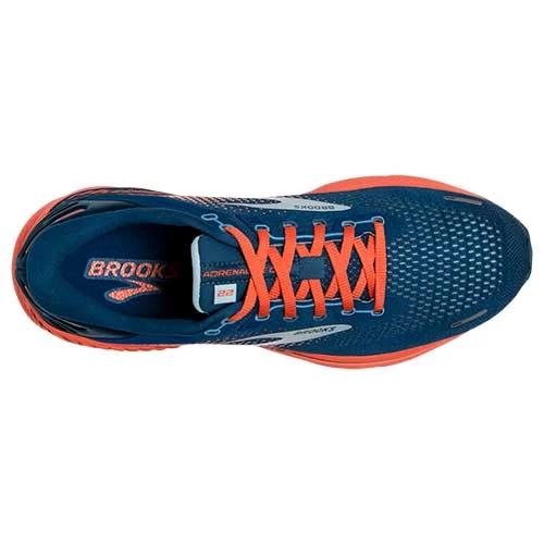 BROOKS Men's Adrenaline GTS 22 Running Shoe - Blue/Light Blue/Orange - Regular (D) 7 BROOKS Men's Adrenaline GTS 22 Running Shoe - Blue/Light Blue/Orange - Regular (D) - Image 5