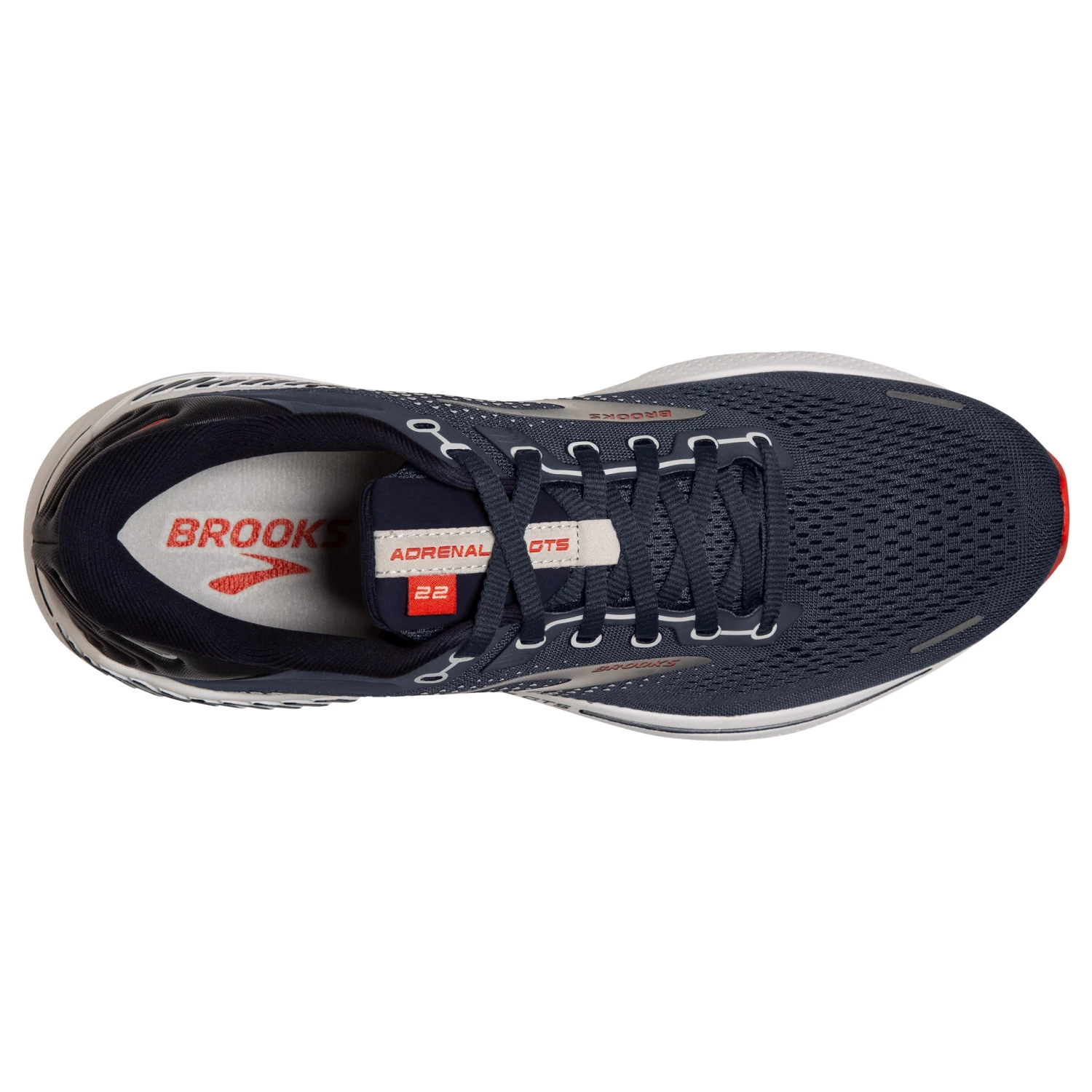 BROOKS Men's Adrenaline GTS 22 Running Shoe - Peacoat/India Ink/Grenadine - Regular (D) 7 BROOKS Men's Adrenaline GTS 22 Running Shoe - Peacoat/India Ink/Grenadine - Regular (D) - Image 5