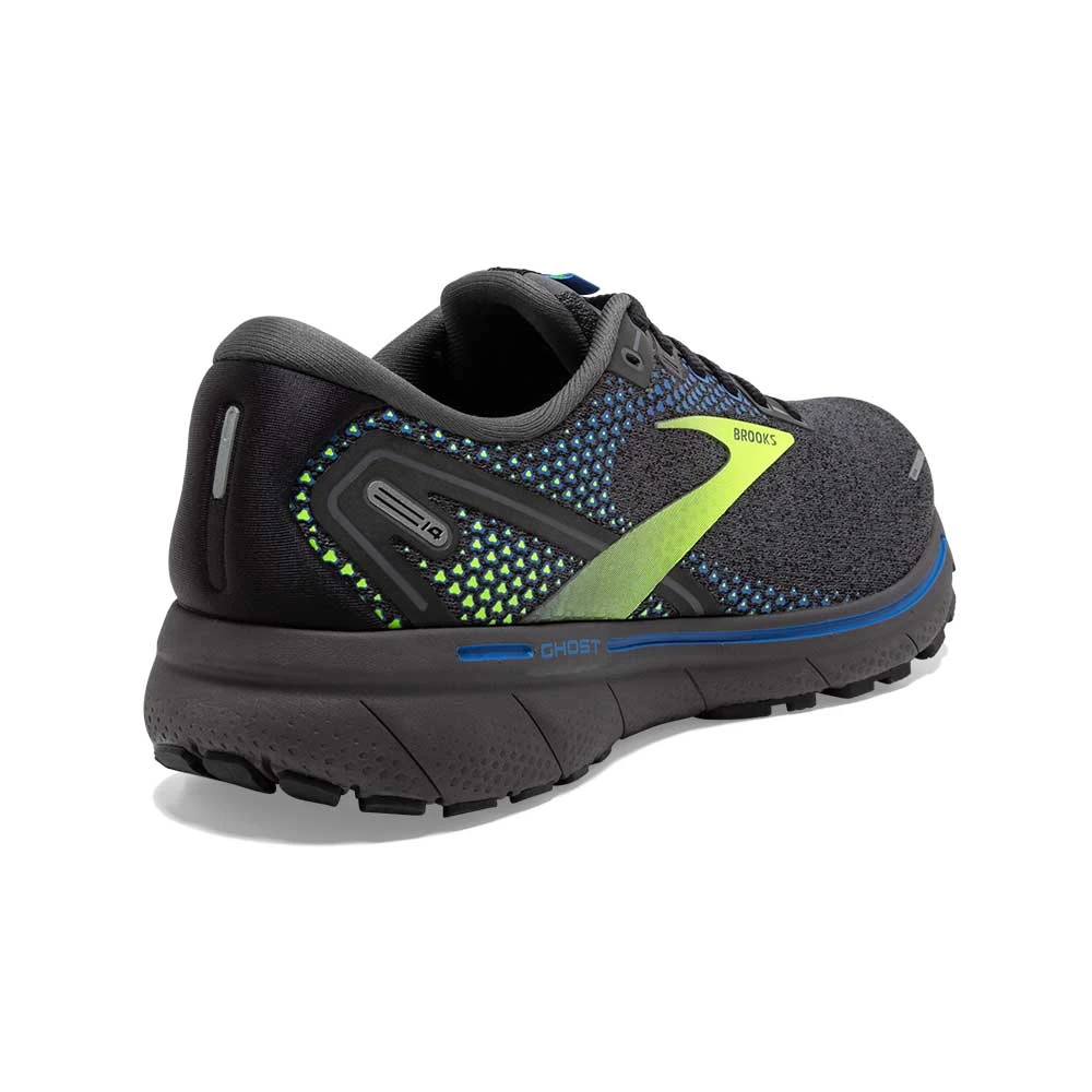BROOKS Men's Ghost 14 Running Shoe- Black/Blue/Nightlife- Regular (D) 7 BROOKS Men's Ghost 14 Running Shoe- Black/Blue/Nightlife- Regular (D) - Image 5