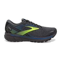 BROOKS Men's Ghost 14 Running Shoe- Black/Blue/Nightlife- Regular (D)