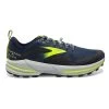 BROOKS Men's Cascadia 16 Trail Running Shoe- Titan/Peacoat/Nightlife- Regular (D) -Shoe Zone Shop 110376 411 L Cascadia 16