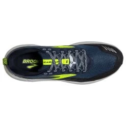 BROOKS Men's Cascadia 16 Trail Running Shoe- Titan/Peacoat/Nightlife- Regular (D) -Shoe Zone Shop 110376 411 O Cascadia 16