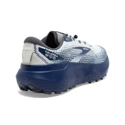 BROOKS Men's Caldera 6 Trail Running Shoe - Oyster/Blue Depths/Pearl - Regular (D) -Shoe Zone Shop 110379 071 H Caldera 6