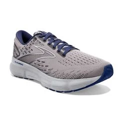 BROOKS Men's Glycerin 20 Running Shoe - Alloy/Grey/Blue Depths - Regular (D) -Shoe Zone Shop 110382 070 A Glycerin 20