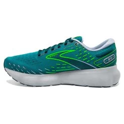 BROOKS Men's Glycerin 20 Running Shoe - Kayaking/Heron/Green Gecko - Regular (D) -Shoe Zone Shop 110382 386 M Glycerin 20