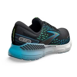 BROOKS Men's Glycerin GTS 20 Running Shoes - Black/Hawaiian Ocean/Green - Regular (D) -Shoe Zone Shop 110383 006 H Glycerin GTS 20