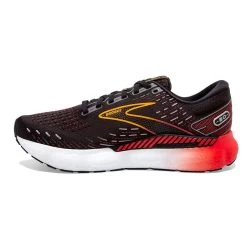 BROOKS Men's Glycerin GTS 20 Running Shoe- Black/Blackened Pearl/Fiery Re- Regular (D) -Shoe Zone Shop 110383 090 M Glycerin GTS 20 1