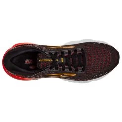 BROOKS Men's Glycerin GTS 20 Running Shoe- Black/Blackened Pearl/Fiery Re- Regular (D) -Shoe Zone Shop 110383 090 O Glycerin GTS 20 1