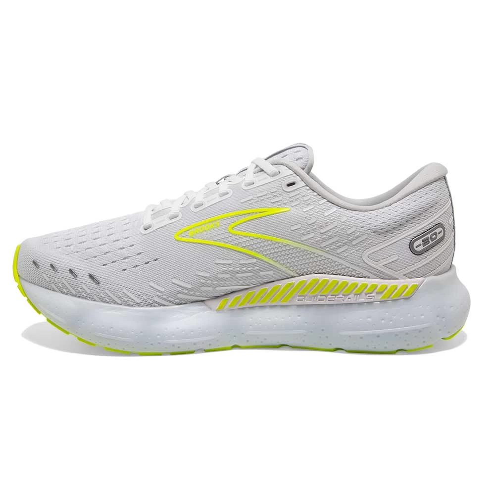 BROOKS Men's Glycerin GTS 20 Running Shoe- White/Nightlife- Regular (D) 5 BROOKS Men's Glycerin GTS 20 Running Shoe- White/Nightlife- Regular (D) - Image 3