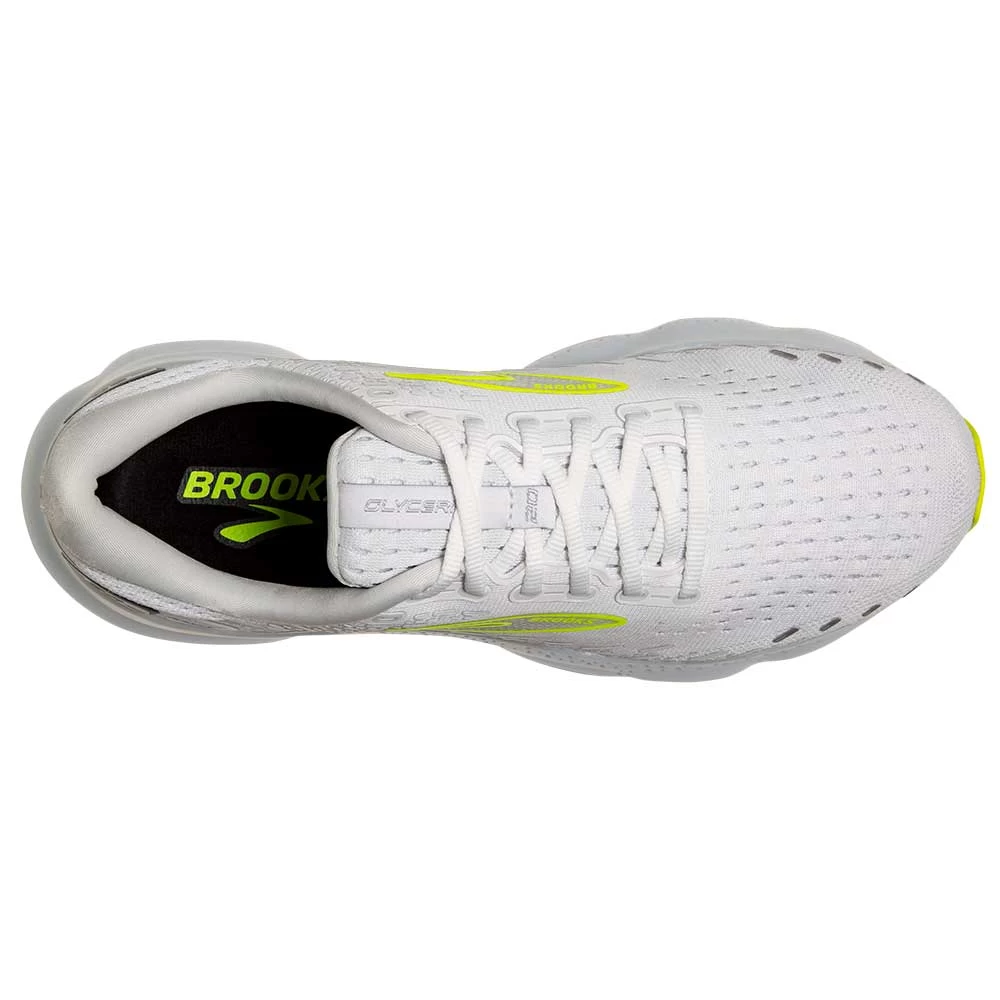 BROOKS Men's Glycerin GTS 20 Running Shoe- White/Nightlife- Regular (D) 7 BROOKS Men's Glycerin GTS 20 Running Shoe- White/Nightlife- Regular (D) - Image 5