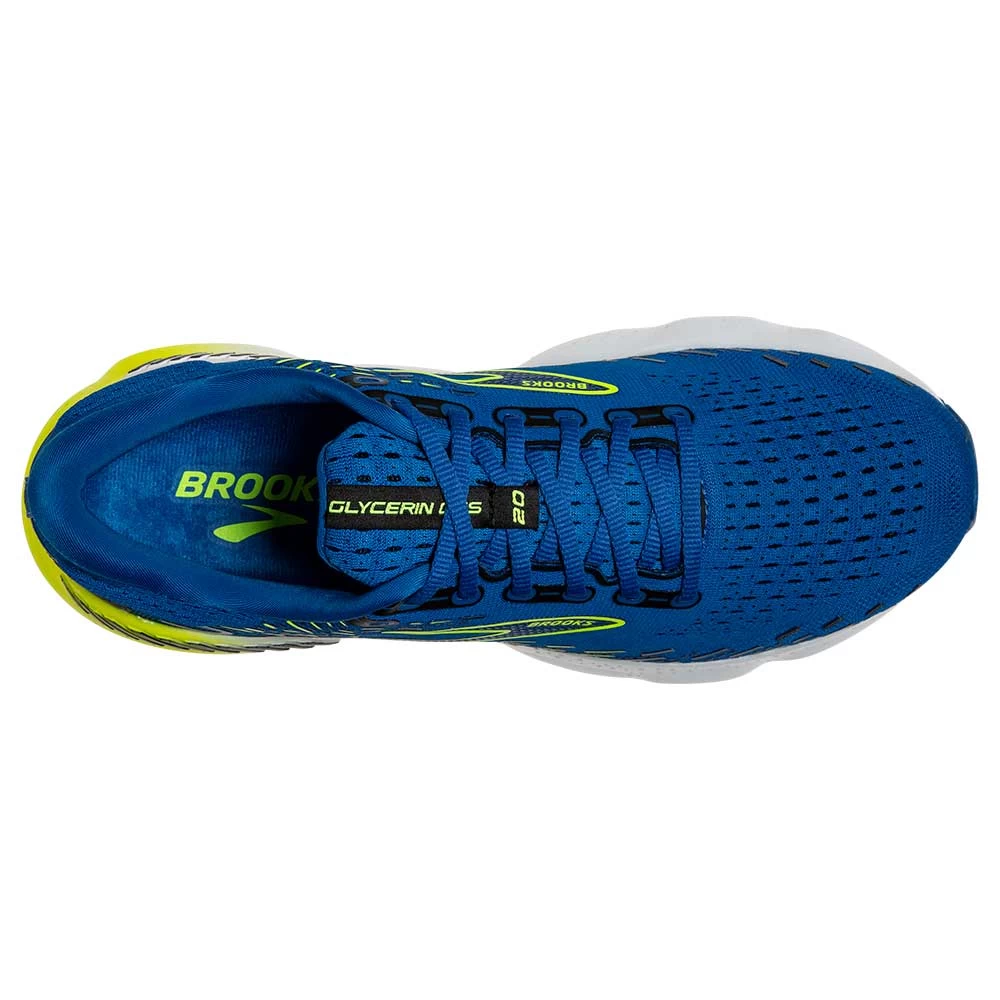 BROOKS Men's Glycerin GTS 20 Running Shoe- Blue/Nightlife/White- Regular (D) 7 BROOKS Men's Glycerin GTS 20 Running Shoe- Blue/Nightlife/White- Regular (D) - Image 5