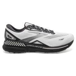 BROOKS Men's Adrenaline GTS 23 Running Shoe - Oyster/Ebony/Alloy- Extra Wide (4E)