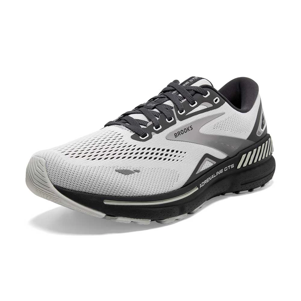 BROOKS Men's Adrenaline GTS 23 Running Shoe- Oyster/Ebony/Alloy- Regular (D) 5 BROOKS Men's Adrenaline GTS 23 Running Shoe- Oyster/Ebony/Alloy- Regular (D) - Image 3