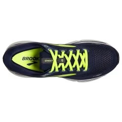 BROOKS Men's Ghost 15 Running Shoe - Peacoat/Nightlife/Grey -Shoe Zone Shop 110393 429 O Ghost 15