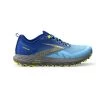 BROOKS Men's Cascadia 17 Trail Running Shoe - Blue/Surf The Web/Sulphur - Regular (D) -Shoe Zone Shop 110403 416 L Cascadia 17