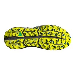 BROOKS Men's Cascadia 17 Trail Running Shoe - Blue/Surf The Web/Sulphur - Regular (D) -Shoe Zone Shop 110403 416 S Cascadia 17