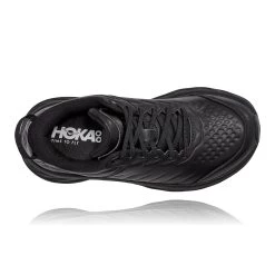 Hoka Women's Bondi SR Running Shoe - Black/Black - Regular (B) -Shoe Zone Shop 1110521 BBLC 5