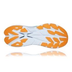 Hoka Men's Bondi X Running Shoe - White/Evening Primrose - Regular (D) -Shoe Zone Shop 1113512 WEPR 6 1