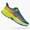 Hoka Men's Speedgoat 5 Trail Shoes - Blue Coral/Evening Primrose - Regular (D) -Shoe Zone Shop 1123157 BCEP 2