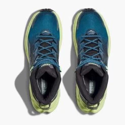 Hoka Men's Trail Code GTX Hiking Boot- Blue Graphite/Blue Coral -Shoe Zone Shop 1123165 BGBCR 2