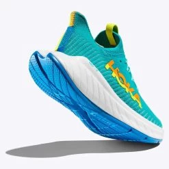 Hoka Women's Carbon X 3 Running Shoe - Ceramic/Evening Primrose - Regular (B) -Shoe Zone Shop 1123193 CEPR 4