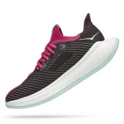 Hoka Women's Carbon X 3 Running Shoe- Festival Fuchsia/Black- Regular (B) -Shoe Zone Shop 1123193 FFBL 4