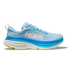 Hoka Men's Bondi 8 Running Shoe - Airy Blue/Diva Blue - Wide (2E)