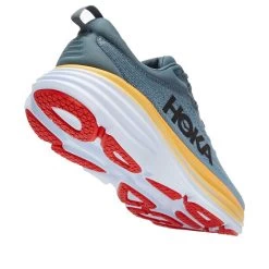 Hoka Men's Bondi 8 Running Shoe- Goblin Blue/Mountain Spring - Regular (D) -Shoe Zone Shop 1123202 GBMS 3 87463351 aa14 41bb 8800 82b7d9d75604