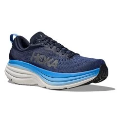Hoka Men's Bondi 8 Running Shoe - Outer Space/All Aboard - Regular (D) -Shoe Zone Shop 1123202 OSAA 6