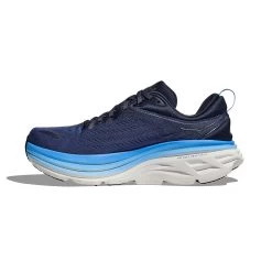 Hoka Men's Bondi 8 Running Shoe - Outer Space/All Aboard - Regular (D) -Shoe Zone Shop 1123202 OSAA 8