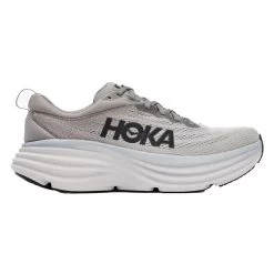 Hoka Men's Bondi 8 Running Shoes- Sharkskin/Harbor Mist- Regular (D)