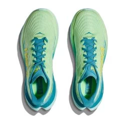 Hoka Men's Mach 5 Running Shoe - Lime Glow/Ocean Mist - Regular (D) 9 Hoka Men's Mach 5 Running Shoe - Lime Glow/Ocean Mist - Regular (D) -Shoe Zone Shop 1127893 LGOM 2