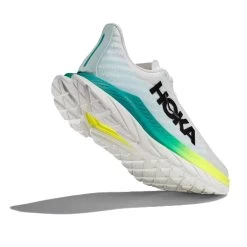 Hoka Men's Mach 5 Running Shoe - White/Blue Glass - Regular (D) 9 Hoka Men's Mach 5 Running Shoe - White/Blue Glass - Regular (D) -Shoe Zone Shop 1127893 WBGL 4