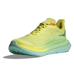 Hoka Women's Mach 5 Running Shoe - Citrus Glow/Lime Glow - Regular (B) -Shoe Zone Shop 1127894 CGLG 3