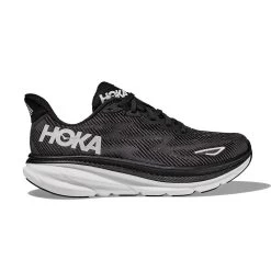 Hoka Men's Clifton 9 Running Shoe - Black/White