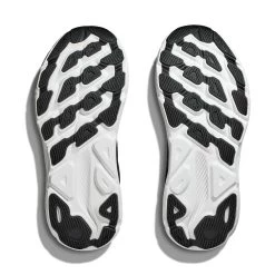 Hoka Men's Clifton 9 Running Shoe - Black/White -Shoe Zone Shop 1127895 BWHT 7