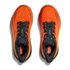 Hoka Men's Clifton 9 Running Shoe- Flame/Vibrant Orange - Regular (D) -Shoe Zone Shop 1127895 FVOR 2