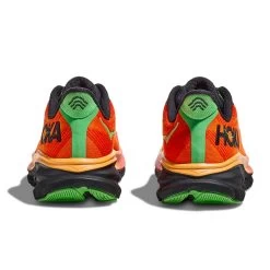 Hoka Men's Clifton 9 Running Shoe- Flame/Vibrant Orange - Regular (D) -Shoe Zone Shop 1127895 FVOR 5