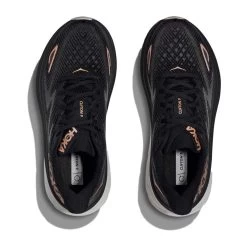 Hoka Women's Clifton 9 Running Shoe - Black/Rose Gold - Regular (B) -Shoe Zone Shop 1127896 BRGL 2 39a68747 43d1 481d aafe 03858c886881