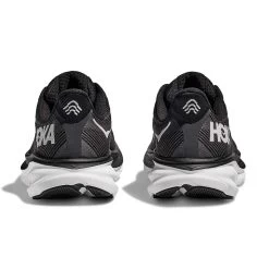 Hoka Women's Clifton 9 Running Shoe - Black/White - Wide (D) -Shoe Zone Shop 1127896 BWHT 5 778ec5d7 5e07 45b8 a7b7 4c780003a843