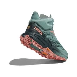 Hoka Women's Speedgoat 5 Mid GTX Trail Running Shoe - Agave/Spruce - Regular (B) -Shoe Zone Shop 1127919 ASPR 4