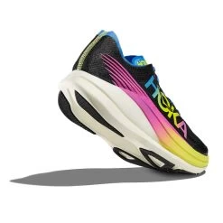 Hoka Unisex Rocket X 2 Running Shoe - Black/Multi - Regular (D) -Shoe Zone Shop 1127927 BKML 4