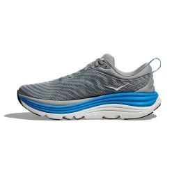 Hoka Men's Gaviota 5 Running Shoe - Limestone/Diva Blue - Regular (D) -Shoe Zone Shop 1134234 LDVB 8 19f677d3 5237 40d1 ae62 a7633a9b8ad4