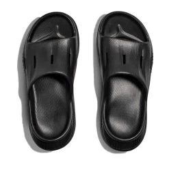 Hoka Unisex Ora Recovery Slide 3 - Black/Black -Shoe Zone Shop 1135061 BBLC 2